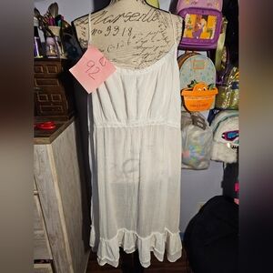 Women's White Lace Trim Sleepwear